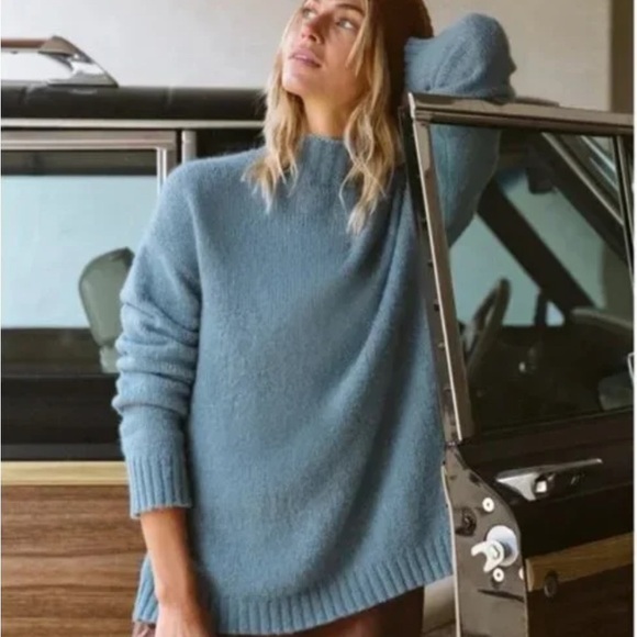 JENNI KAYNE Alpaca wool mock neck sweater - Picture 2 of 13